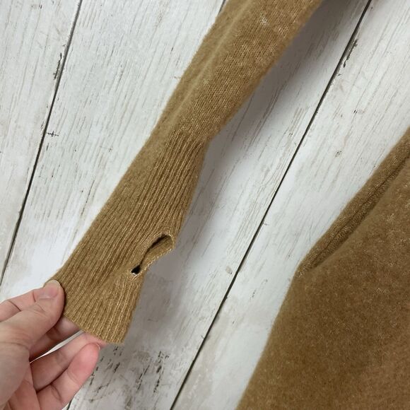 Everlane The Cozy Stretch Duster Cardigan Caramel Camel Tan Size XS - Picture 7 of 11